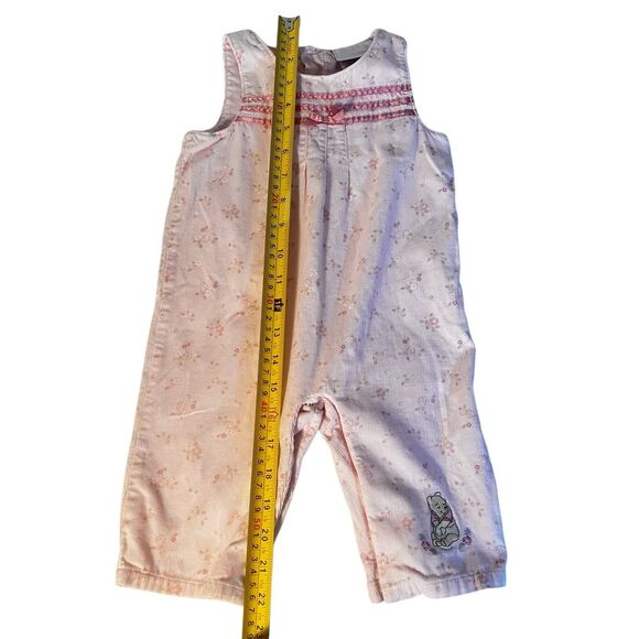 Vintage Winnie the Pooh Corduroy Romper With Pooh Embroidery Sz 9M - Picture 7 of 9